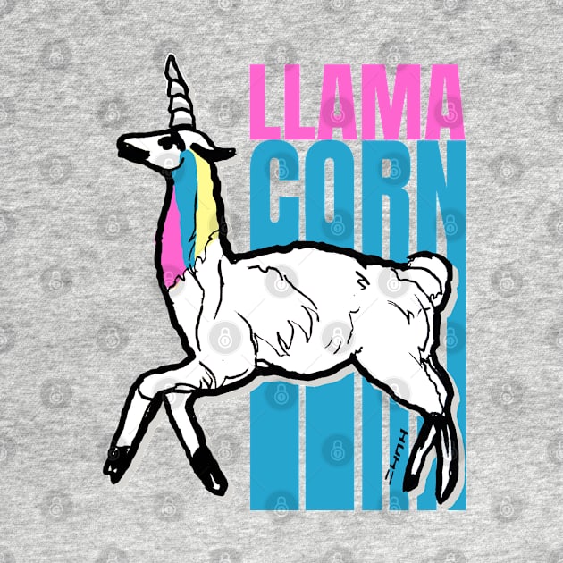 Llamacorn by sketchnkustom